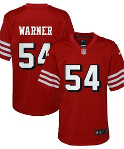 Fred Warner San Francisco 49ers Alternate Game Jersey Scarlet Nfl - Robokeg