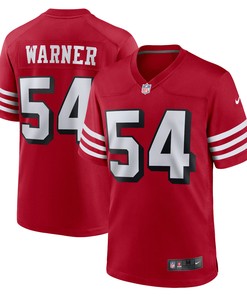 Fred Warner San Francisco 49ers Alternate Player Game Jersey - Scarlet Nfl - Robokeg