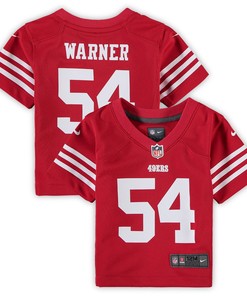Fred Warner San Francisco 49ers Infant Game Jersey - Scarlet Nfl - Robokeg