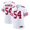 Fred Warner San Francisco 49ers Player Game Jersey White Nfl - Robokeg