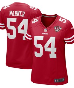 Fred Warner San Francisco 49ers Womens 75th Anniversary Player Game Jersey - Scarlet Nfl - Robokeg