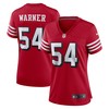 Fred Warner San Francisco 49ers Womens Alternate Game Jersey - Scarlet Nfl - Robokeg