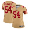 Fred Warner San Francisco 49ers Womens Inverted Legend Jersey - Gold Nfl - Robokeg