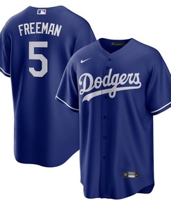 Freddie Freeman 5 Los Angeles Dodgers Alternate Men Jersey - Navy - Robokeg