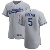 Freddie Freeman 5 Los Angeles Dodgers Away Player Men Jersey - Gray Jersey - Robokeg