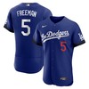 Freddie Freeman 5 Los Angeles Dodgers City Connect Player Elite Jersey - Royal - Robokeg