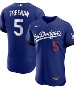 Freddie Freeman 5 Los Angeles Dodgers City Connect Player Elite Jersey - Royal - Robokeg