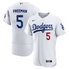 Freddie Freeman 5 Los Angeles Dodgers Home Player Jersey - White Jersey - Robokeg