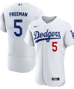 Freddie Freeman 5 Los Angeles Dodgers Home Player Jersey - White Jersey - Robokeg