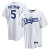 Freddie Freeman 5 Los Angeles Dodgers Player Men Jersey - White - Robokeg
