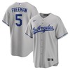 Freddie Freeman 5 Los Angeles Dodgers Road Men Jersey - Gray - Robokeg