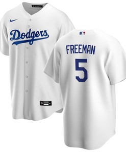 Freddie Freeman Los Angeles Dodgers Home Player Name Men Jersey - White Jersey - Robokeg