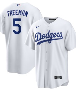 Freddie Freeman Los Angeles Dodgers Replica Player Jersey - White Mlb - Robokeg