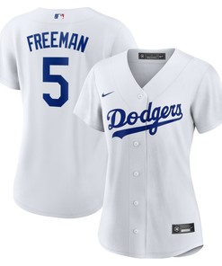 Freddie Freeman Los Angeles Dodgers Womens Replica Player Jersey - White Mlb - Robokeg