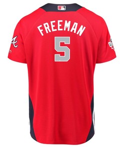 Freddie Freeman National League Majestic 2018 Mlb All-star Game Home Run Derby Player Jersey - Red - Robokeg