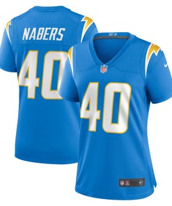 Gabe Nabers Los Angeles Chargers Womens Team Game Jersey - Powder Blue Nfl - Robokeg