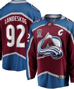 Gabriel Landeskog Colorado Avalanche Fanatics Branded Home 2022 Stanley Cup Champions Breakaway Player Jersey - Burgundy Nhl - Robokeg