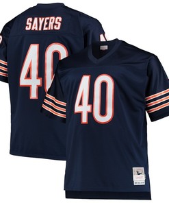 Gale Sayers Chicago Bears Mitchell & Ness Big & Tall 1969 Retired Player Replica Jersey - Navy - Robokeg