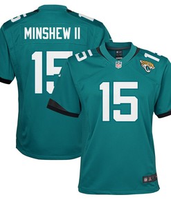 Gardner Minshew Ii Jacksonville Jaguars Nike Youth Game Jersey - Teal - Robokeg