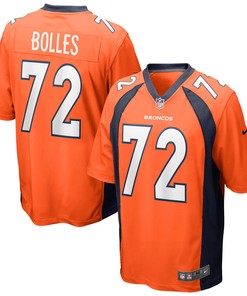 Garett Bolles Denver Broncos Game Jersey - Orange Nfl - Robokeg