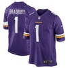 Garrett Bradbury Minnesota Vikings 2019 Nfl Draft First Round Pick Game Jersey Purple 2019 - Robokeg