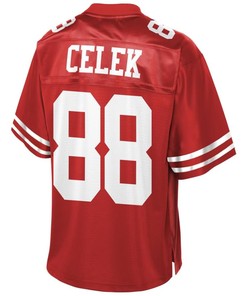 Garrett Celek San Francisco 49ers Nfl Pro Line Team Player Jersey - Scarlet - Robokeg