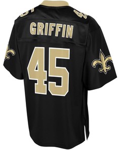 Garrett Griffin New Orleans Saints Nfl Pro Line Team Color Player Jersey - Black - Robokeg