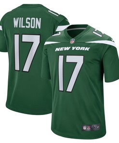 Garrett Wilson New York Jets 2022 Nfl Draft First Round Pick Player Game Jersey - Gotham Green Nfl - Robokeg