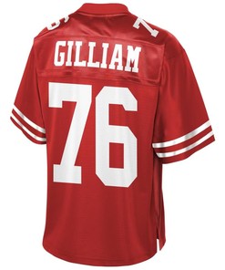 Garry Gilliam San Francisco 49ers Nfl Pro Line Team Player Jersey - Scarlet - Robokeg