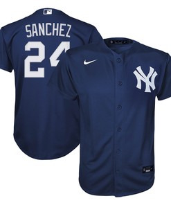 Gary Sanchez New York Yankees Alternate Replica Player Jersey - Navy Mlb - Robokeg