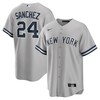 Gary Sanchez New York Yankees Road Replica Player Name Jersey - Gray Mlb - Robokeg