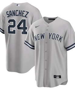 Gary Sanchez New York Yankees Road Replica Player Name Jersey - Gray Mlb - Robokeg