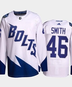 Gemel Smith Lightning 2022 Stadium Series White Primegreen Jersey, Men Jersey - Robokeg