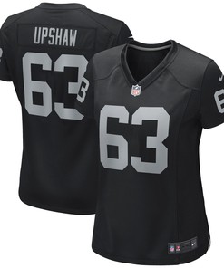 Gene Upshaw Las Vegas Raiders Womens Game Retired Player Jersey - Black Nfl - Robokeg
