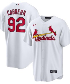Génesis Cabrera 92 St. Louis Cardinals Home Men Jersey - White - Robokeg