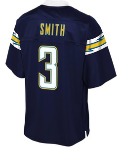 Geno Smith Los Angeles Chargers Nfl Pro Line Player Jersey - Navy - Robokeg