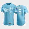 George Brett 5 Kansas City Royals 2022-23 Powder Blue Men's Jersey - Robokeg