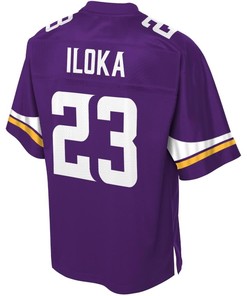 George Iloka Minnesota Vikings Nfl Pro Line Player Jersey - Purple - Robokeg
