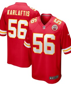 George Karlaftis Kansas City Chiefs 2022 Nfl Draft First Round Pick Player Game Jersey - Red - Robokeg