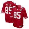 George Kittle San Francisco 49ers 75th Anniversary Game Jersey - Scarlet Nfl - Robokeg