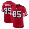 George Kittle San Francisco 49ers Alternate Game Player Jersey - Scarlet Nfl - Robokeg