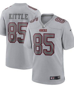 George Kittle San Francisco 49ers Atmosphere Fashion Game Jersey - Gray Nfl - Robokeg