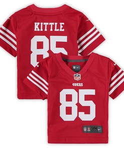 George Kittle San Francisco 49ers Infant Player Game Jersey - Scarlet Nfl - Robokeg