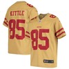George Kittle San Francisco 49ers Inverted Game Jersey - Gold Nfl - Robokeg