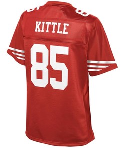 George Kittle San Francisco 49ers Nfl Pro Line Womens Team Color Player Jersey - Scarlet - Robokeg