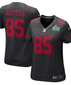 George Kittle San Francisco 49ers Nike Womens Super Bowl Liv Game Event Jersey - Black - Robokeg