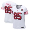 George Kittle San Francisco 49ers Womens 75th Anniversary 2nd Alternate Game Jersey White Nfl - Robokeg