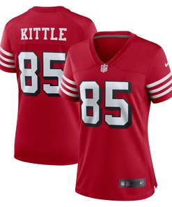 George Kittle San Francisco 49ers Womens Alternate Game Jersey - Scarlet Nfl - Robokeg