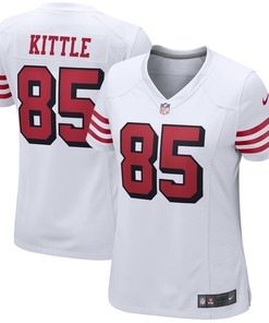 George Kittle San Francisco 49ers Womens Alternate Game Player Jersey White Nfl - Robokeg
