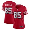 George Kittle San Francisco 49ers Womens Alternate Player Game Jersey - Red Nfl - Robokeg